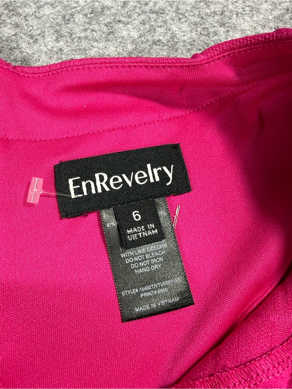 EnRevelry‎ Sleeveless Textured Fit Flare Dress Pink Size 6 NWT - Picture 4 of 8